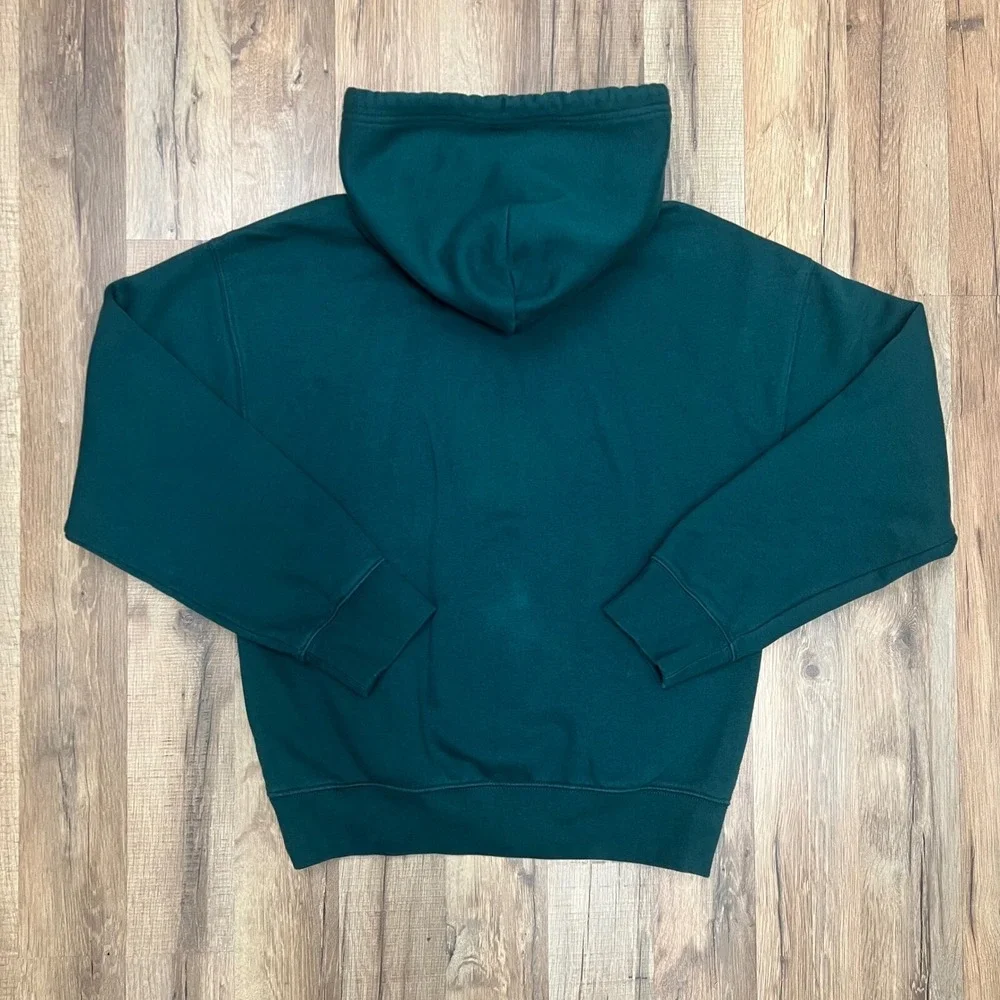 Levi’s‎ Relaxed Hoodie XS Forest Green Logo Pullover Cotton Blend Unisex